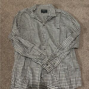 Rodd & Gunn Brown and Blue Dress Shirt Classic Style